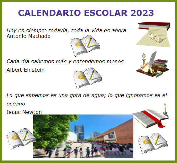 CALENDARIO ESCOLAR